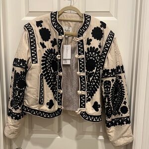 SEA Holly Quilted Soutache Jacket NWT